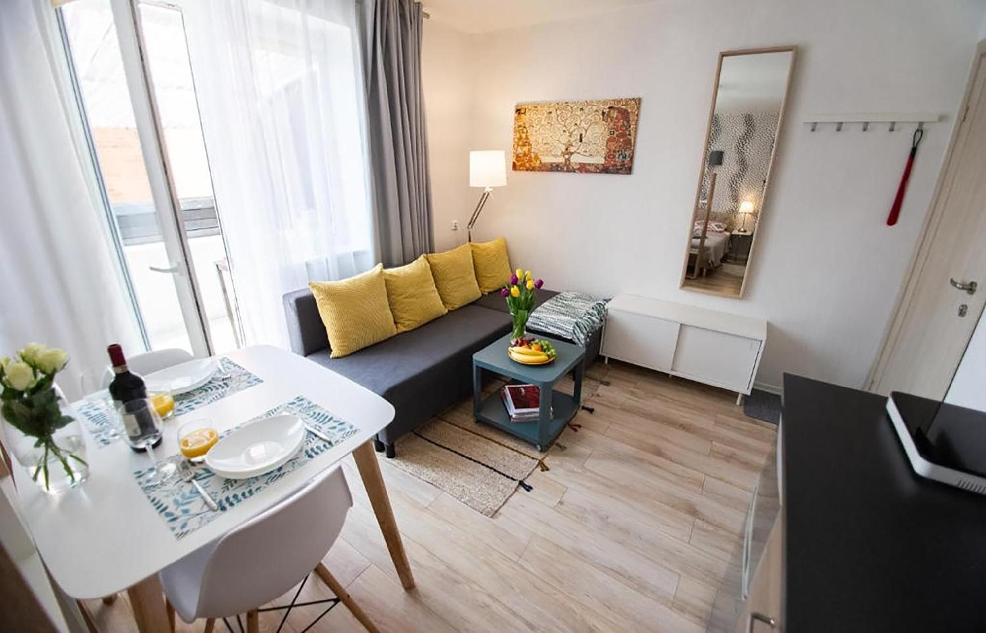Jauki Studija Su Dideliu Balkonu Nidos Centre Apartamento Exterior foto