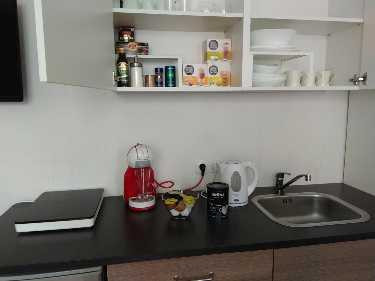 Jauki Studija Su Dideliu Balkonu Nidos Centre Apartamento Exterior foto